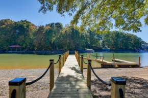 The Retreat at Lake Norman Boat Dock and Pool!